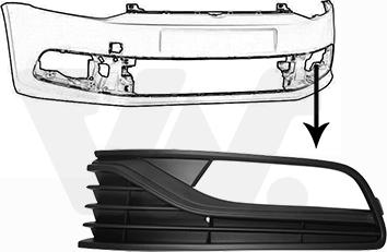 Van Wezel 5814597 - Griglia di ventilazione, Paraurti autozon.pro