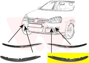 Van Wezel 5886481 - Mostrina, Paraurti autozon.pro