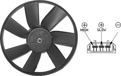 Van Wezel 5880744 - Ventola, Raffreddamento motore autozon.pro