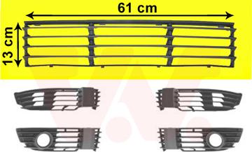 Van Wezel 5837590 - Griglia di ventilazione, Paraurti autozon.pro