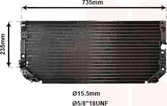 Van Wezel 53005279 - Condensatore, Climatizzatore autozon.pro