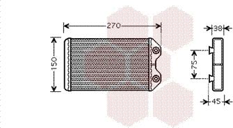 Van Wezel 53006369 - Scambiatore calore, Riscaldamento abitacolo autozon.pro