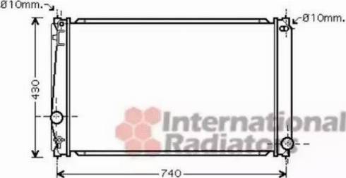 Van Wezel 53002418 - Radiatore, Raffreddamento motore autozon.pro