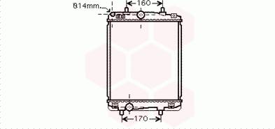 Van Wezel 53002359 - Radiatore, Raffreddamento motore autozon.pro