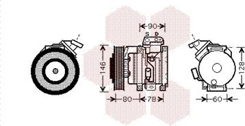 Van Wezel 5300K448 - Compressore, Climatizzatore autozon.pro