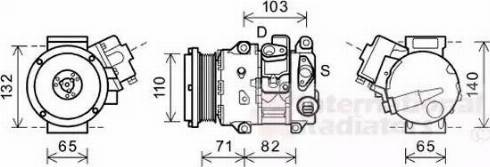 Van Wezel 5300K659 - Compressore, Climatizzatore autozon.pro