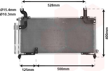 Van Wezel 52005081 - Condensatore, Climatizzatore autozon.pro