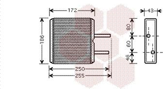 Van Wezel 52006080 - Scambiatore calore, Riscaldamento abitacolo autozon.pro