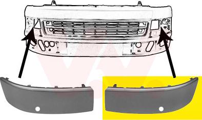 Van Wezel 5790485 - Mostrina, Paraurti autozon.pro