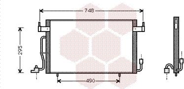 Van Wezel 09005141 - Condensatore, Climatizzatore autozon.pro