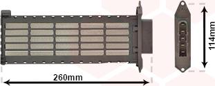 Van Wezel 09006306 - Scambiatore calore, Riscaldamento abitacolo autozon.pro