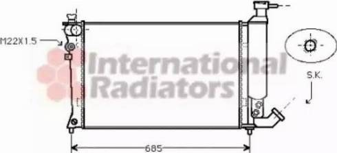 Van Wezel 09002057 - Radiatore, Raffreddamento motore autozon.pro