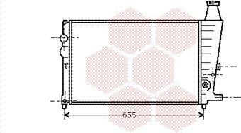 Van Wezel 09002011 - Radiatore, Raffreddamento motore autozon.pro