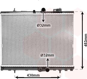 Van Wezel 09002312 - Radiatore, Raffreddamento motore autozon.pro