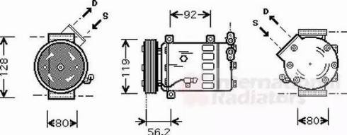 Van Wezel 0900K032 - Compressore, Climatizzatore autozon.pro