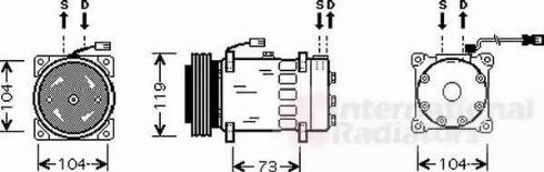 Van Wezel 0900K180 - Compressore, Climatizzatore autozon.pro