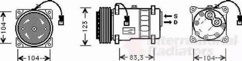 Van Wezel 0900K177 - Compressore, Climatizzatore autozon.pro