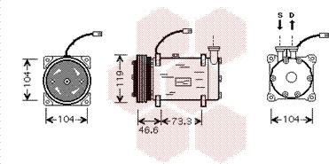 Van Wezel 0900K215 - Compressore, Climatizzatore autozon.pro