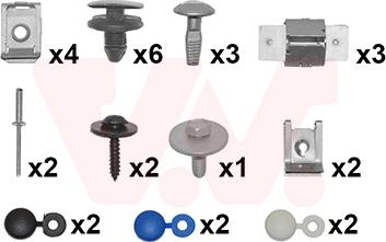 Van Wezel 0925794 - Kit montaggio, Paraurti autozon.pro