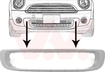 Van Wezel 0508599 - Griglia di ventilazione, Paraurti autozon.pro