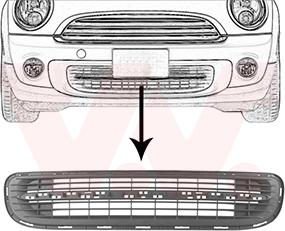 Van Wezel 0508590 - Griglia di ventilazione, Paraurti autozon.pro