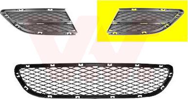 Van Wezel 0667591 - Griglia di ventilazione, Paraurti autozon.pro