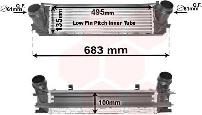 Van Wezel 06004465 - Intercooler autozon.pro