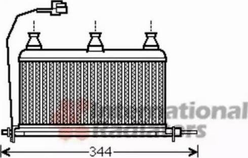 Van Wezel 06006352 - Scambiatore calore, Riscaldamento abitacolo autozon.pro