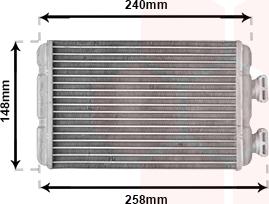 Van Wezel 06006210 - Scambiatore calore, Riscaldamento abitacolo autozon.pro