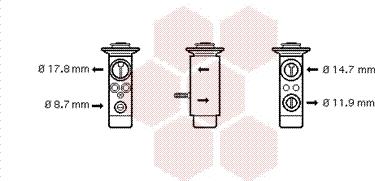 Van Wezel 06001089 - Valvola ad espansione, Climatizzatore autozon.pro