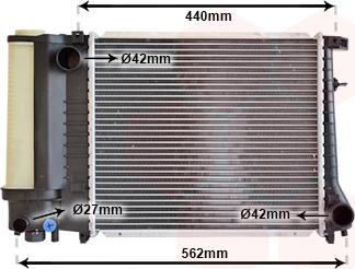 Van Wezel 06002081 - Radiatore, Raffreddamento motore autozon.pro