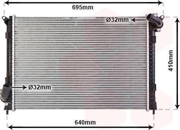 Van Wezel 06002307 - Radiatore, Raffreddamento motore autozon.pro