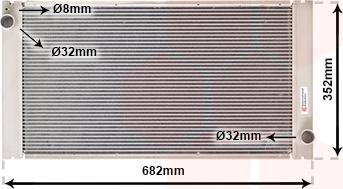 Van Wezel 06002333 - Radiatore, Raffreddamento motore autozon.pro