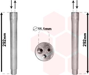 Van Wezel 0600D445 - Essiccatore, Climatizzatore autozon.pro