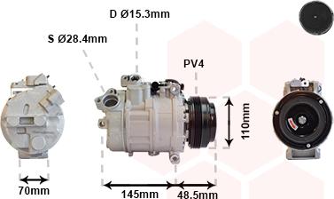 Van Wezel 0600K309 - Compressore, Climatizzatore autozon.pro