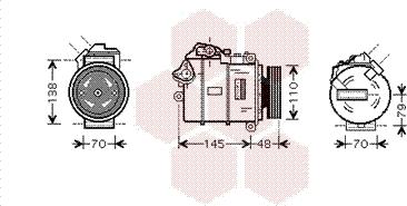 Van Wezel 0600K317 - Compressore, Climatizzatore autozon.pro