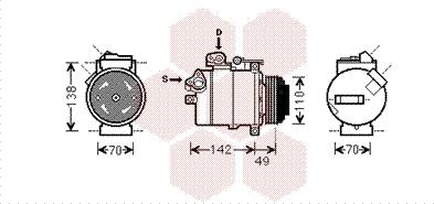 Van Wezel 0600K389 - Compressore, Climatizzatore autozon.pro