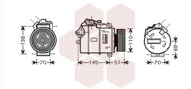 Van Wezel 0600K384 - Compressore, Climatizzatore autozon.pro