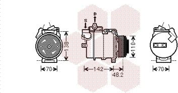 Van Wezel 0600K386 - Compressore, Climatizzatore autozon.pro