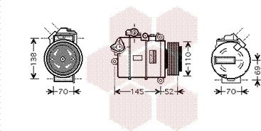 Van Wezel 0600K336 - Compressore, Climatizzatore autozon.pro