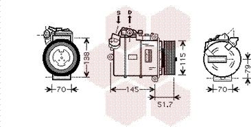 Van Wezel 0600K329 - Compressore, Climatizzatore autozon.pro