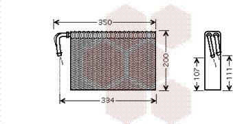 Van Wezel 0600V305 - Evaporatore, Climatizzatore autozon.pro