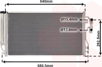 Van Wezel 06015709 - Condensatore, Climatizzatore autozon.pro