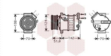 Van Wezel 0100K112 - Compressore, Climatizzatore autozon.pro