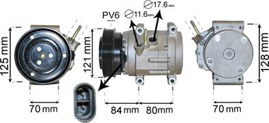 Van Wezel 0800K037 - Compressore, Climatizzatore autozon.pro