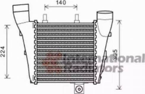 Van Wezel 03004320 - Intercooler autozon.pro