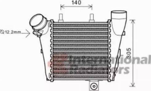 Van Wezel 03004323 - Intercooler autozon.pro