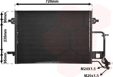 Van Wezel 03005176 - Condensatore, Climatizzatore autozon.pro