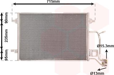 Van Wezel 03005173 - Condensatore, Climatizzatore autozon.pro