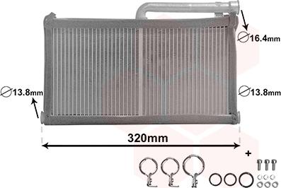 Van Wezel 03006052 - Scambiatore calore, Riscaldamento abitacolo autozon.pro